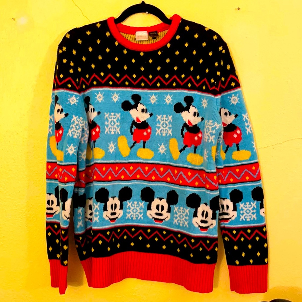 Disney Mickey Mousy Ugly Christmas Sweater